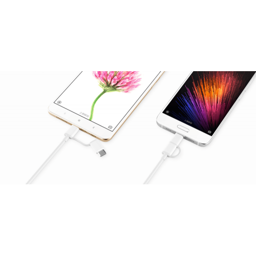 Кабель USB Micro-USB к Type-C Xiaomi