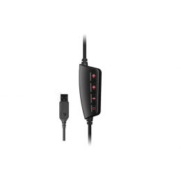 Гарнитура игровая Dareu EH925 Black с RGB подсветкой