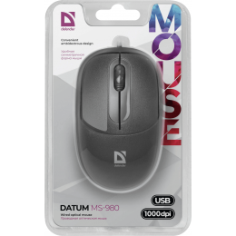 Мышь Defender Datum MS-980 проводная оптическая